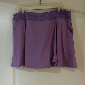 NWOT Purple Athletic Skort